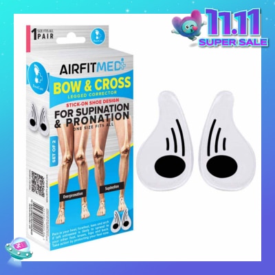 AIRFIT MEDI Bow & Cross Legged Corrector Set (For Supination & Pronation) 1s