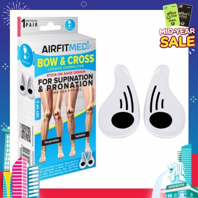 AIRFIT MEDI Bow & Cross Legged Corrector Set (For Supination & Pronation) 1s