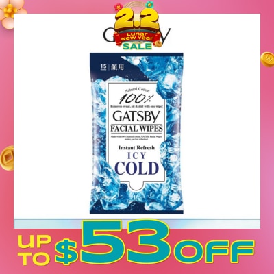 GATSBY Facial Paper Ice Type 15 Sheets