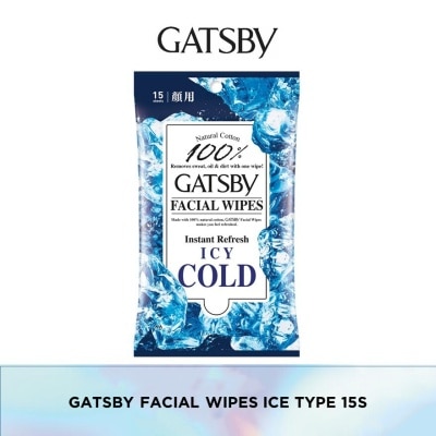 GATSBY Facial Wipes Ice-Type 15s