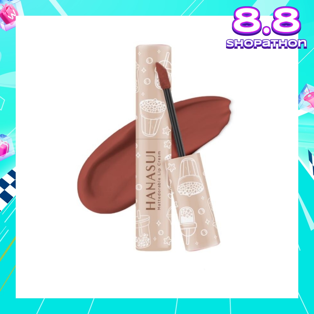 Mattedorable Lip Cream (06 Hazelnut Latte), Long Lasting, Lightweight, Non Drying 4g