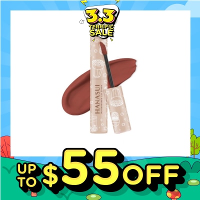 HANASUI Mattedorable Lip Cream (06 Hazelnut Latte), Long Lasting, Lightweight, Non Drying 4g