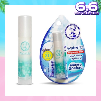MENTHOLATUM LIP Waterlip Fragrance Free (Hydrates & Moisturises + Nourish And Protect Lip + With Aloe Extract & Vitamin E + SPF15) 3.5g