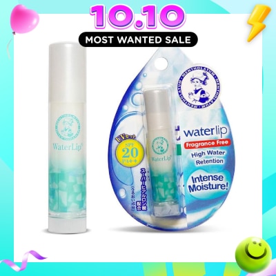 MENTHOLATUM LIP Waterlip Fragrance Free (Hydrates & Moisturises + Nourish And Protect Lip + With Aloe Extract & Vitamin E + SPF15) 3.5g image