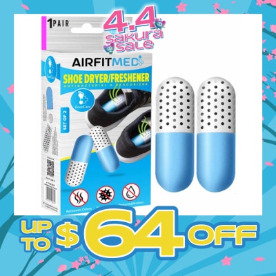 AF MEDI - Shoe Dryer/Freshener Antibacterial & Deodorizer Set (To Remove Odors, Sterilization & Dehmidification) 1s