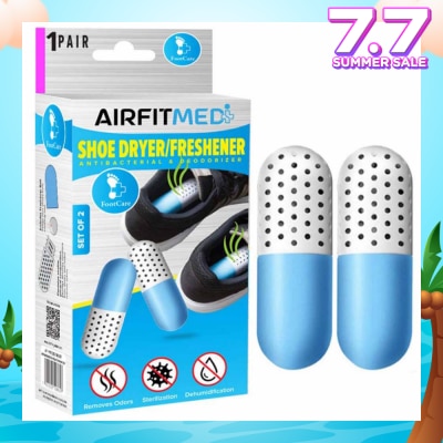 AIRFIT MEDI Shoe Dryer/Freshener Antibacterial & Deodorizer Set (To Remove Odors, Sterilization & Dehmidification) 1s