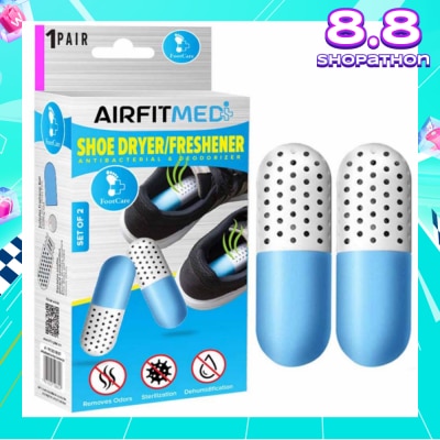 AIRFIT MEDI Shoe Dryer/Freshener Antibacterial & Deodorizer Set (To Remove Odors, Sterilization & Dehmidification) 1s