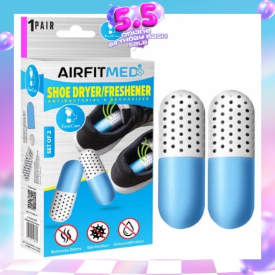 AF MEDI - Shoe Dryer/Freshener Antibacterial & Deodorizer Set (To Remove Odors, Sterilization & Dehmidification) 1s