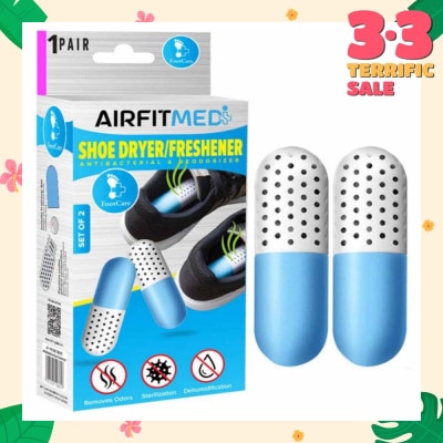 AIRFIT MEDI Shoe Dryer/Freshener Antibacterial & Deodorizer Set (To Remove Odors, Sterilization & Dehmidification) 1s