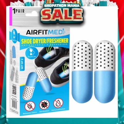 AF MEDI - Shoe Dryer/Freshener Antibacterial & Deodorizer Set (To Remove Odors, Sterilization & Dehmidification) 1s