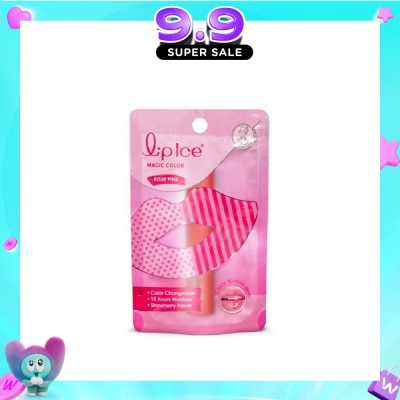 MENTHOLATUM - Lip Ice Magic Colour Rose Pink, Strawberry 2g image