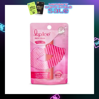 MENTHOLATUM Lip Ice Magic Colour Rose Pink, Strawberry 2g