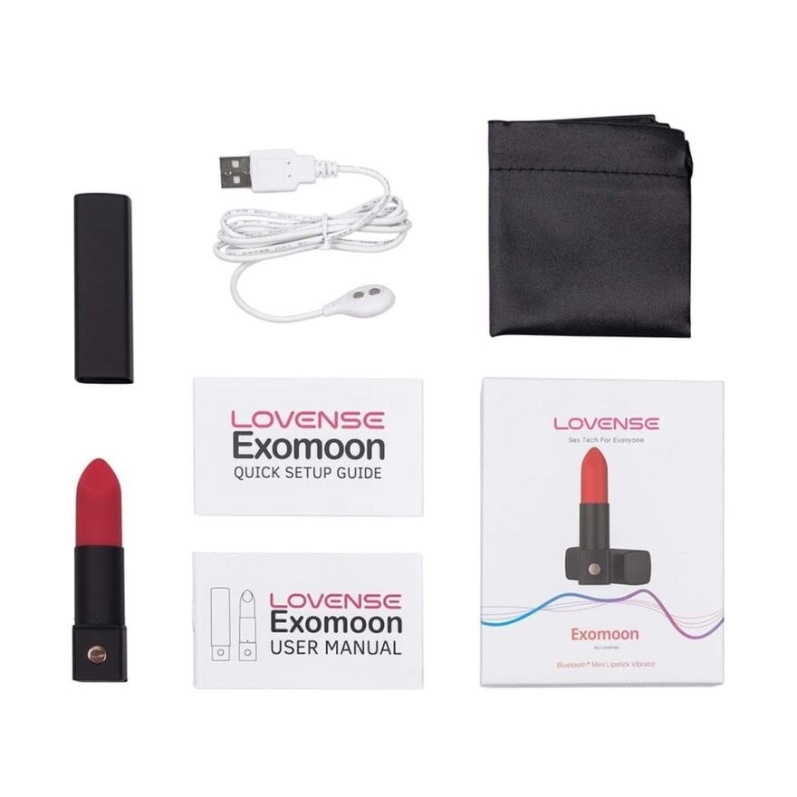 Exomoon Bluetooth App Controlled Secret Lipstick Bullet Vibrator 1s