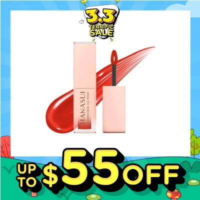 HANASUI Tintdorable Lip Stain (02 Peachy) Making Lips Look Naturally Bright, Remains Moist And Long Lasting 3.5g