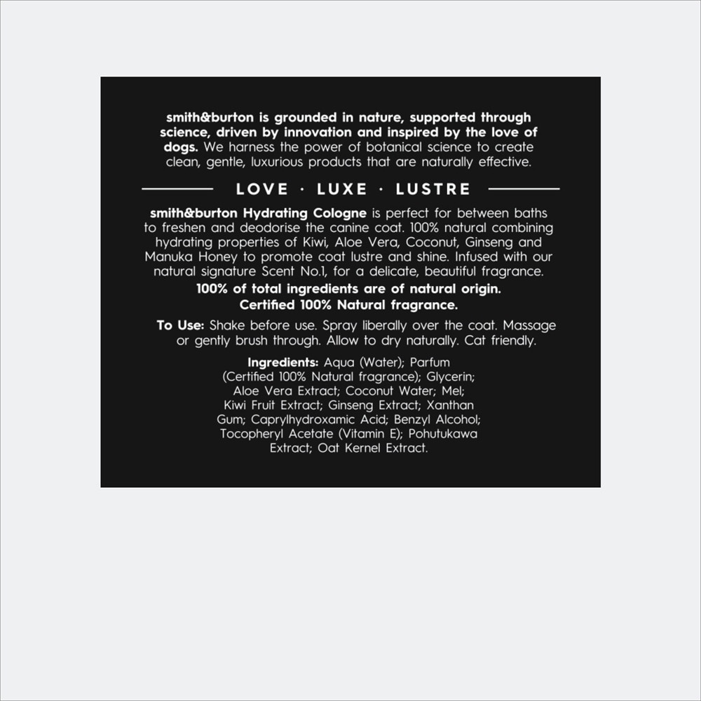 Canine Collection Hydrating Cologne for Dog 125ml