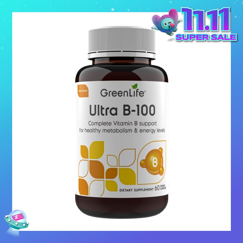 Ultra B-100 (Full Spectrum Of Essential Vitamins B) 60s
