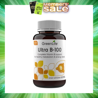 GREENLIFE - Ultra B-100 (Full Spectrum Of Essential Vitamins B) 60s
