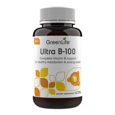 GREENLIFE Ultra B-100 (Full Spectrum Of Essential Vitamins B) 60s