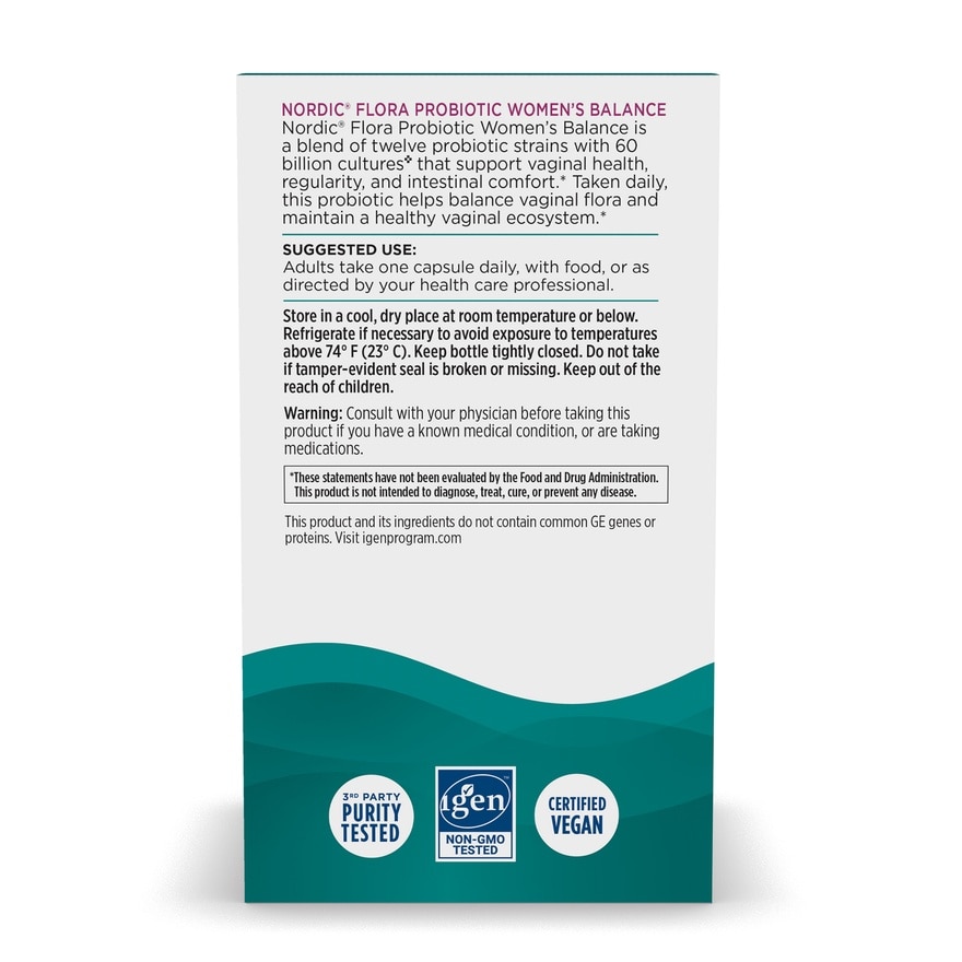 Nordic Flora Biotic Women's Balance Dietary Supplement Capsule 30s