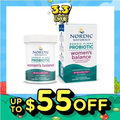 NORDIC NATURALS Nordic Flora Biotic Women's Balance Dietary Supplement Capsule 30s