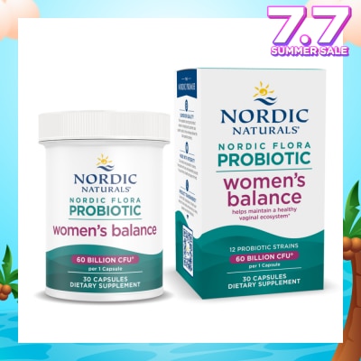 NORDIC NATURALS Nordic Flora Biotic Women's Balance Dietary Supplement Capsule 30s