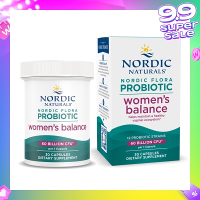 NORDIC NATURALS Nordic Flora Biotic Women's Balance Dietary Supplement Capsule 30s
