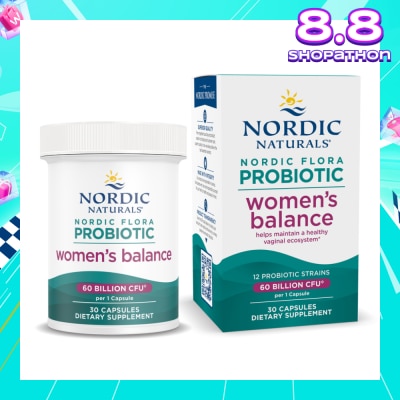 NORDIC NATURALS Nordic Flora Biotic Women's Balance Dietary Supplement Capsule 30s