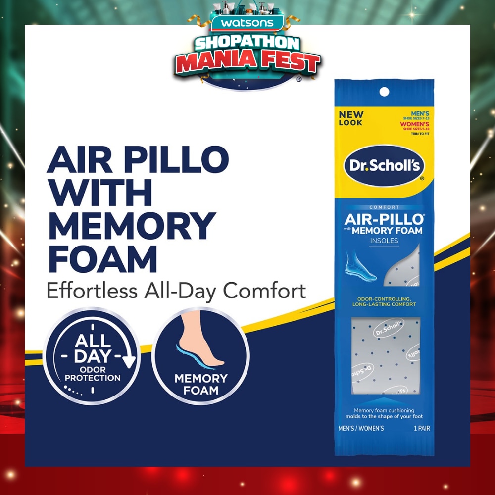 Dr Scholl's Comfort Double Air Pillo 1 Pair