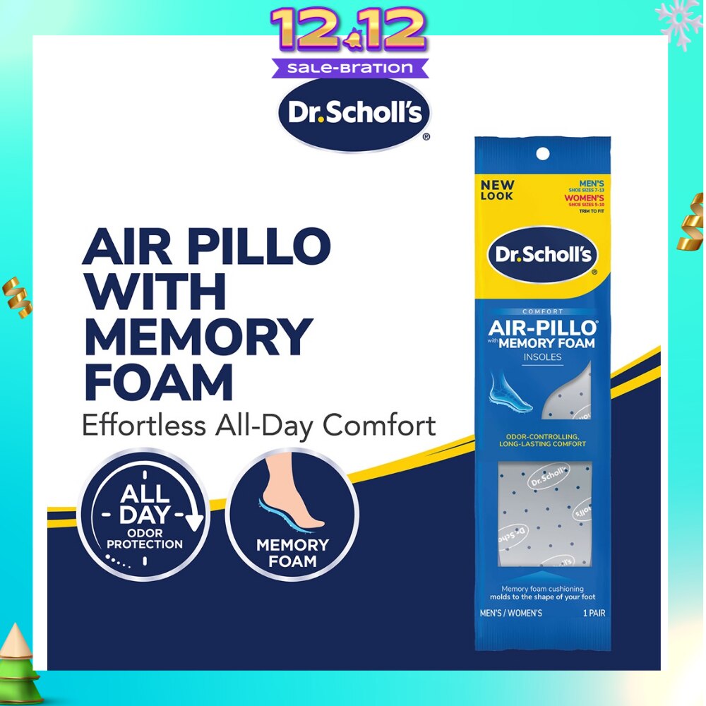 Dr Scholl's Comfort Double Air Pillo 1 Pair