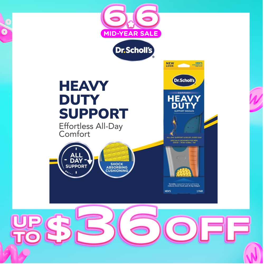 Dr Scholl's Pain Relief Heavy Duty Men 1 Pair