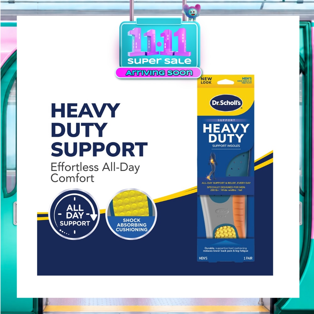 Dr Scholl's Pain Relief Heavy Duty Men 1 Pair image