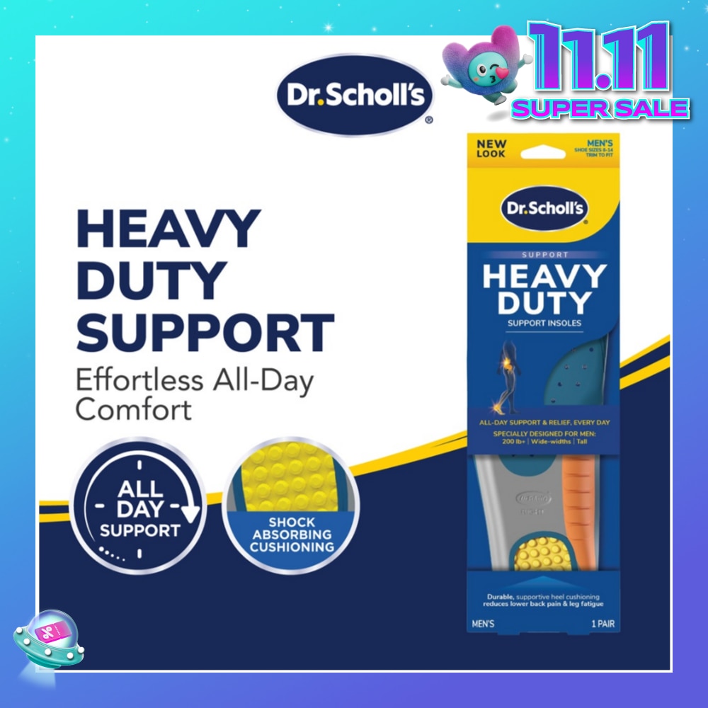 Dr Scholl's Pain Relief Heavy Duty Men 1 Pair