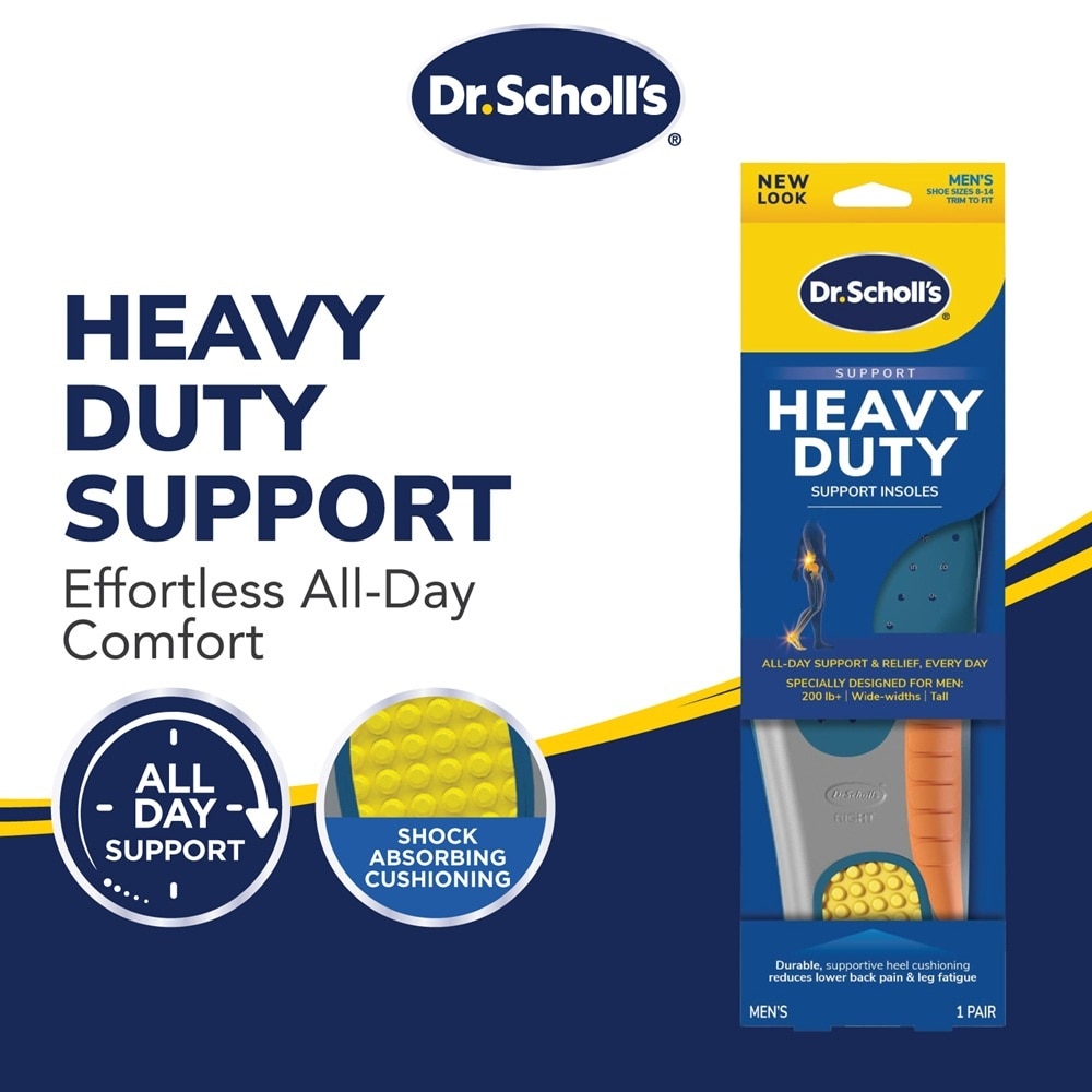 Dr Scholl's Pain Relief Heavy Duty Men 1 Pair