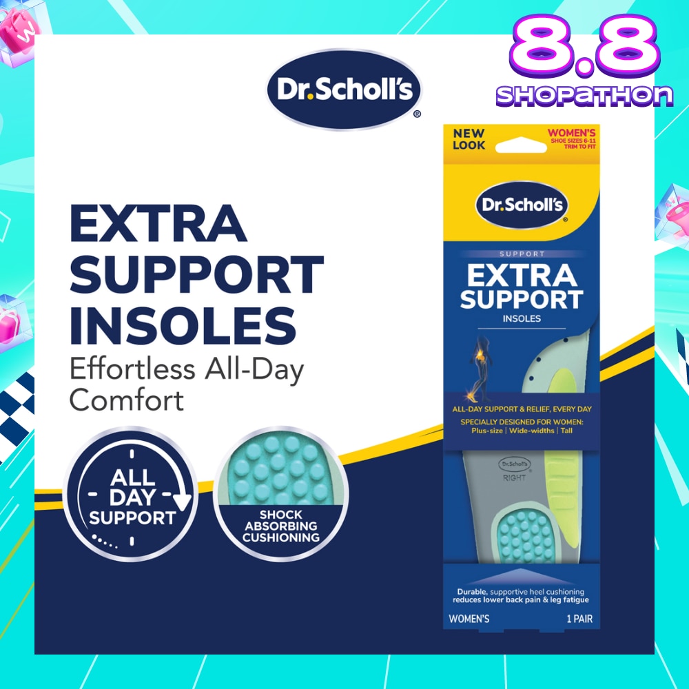 Dr Scholl's Pain Relief Extra Support Women 1 Pair