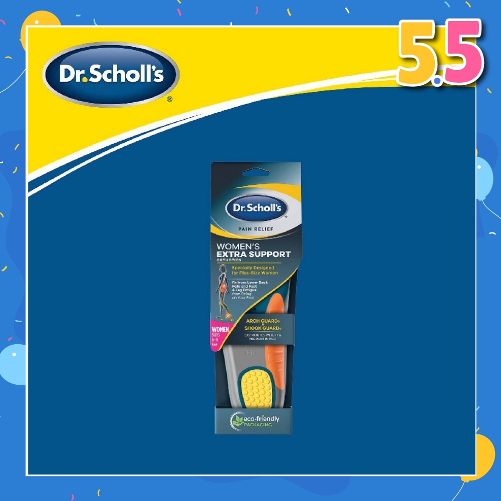 Dr Scholl's Pain Relief Extra Support Women 1 Pair
