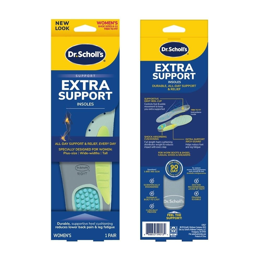 Dr Scholl's Pain Relief Extra Support Women 1 Pair