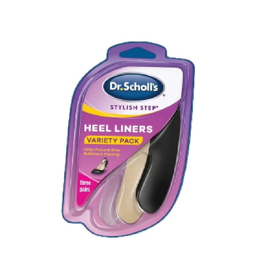 Stylish Step Heel Liners (Specifically For Women With Uncomfortable Rubbing At Their Heels) 3 Pairs