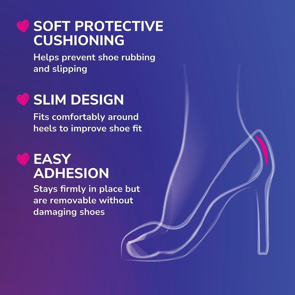 Dr Scholl's Stylish Step Heel Liners 3 Pairs