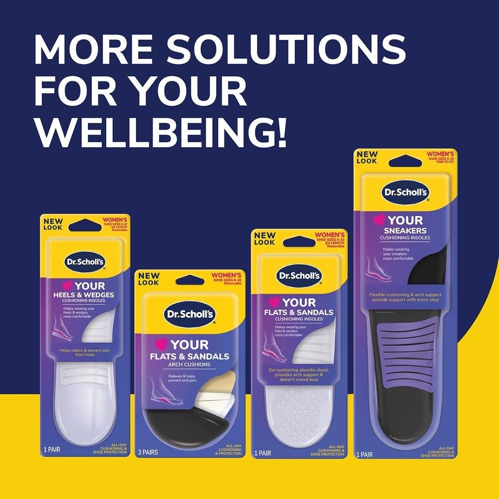 Dr Scholl's Stylish Step Heel Liners 3 Pairs