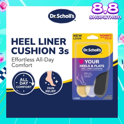 DR SCHOLL’S Dr Scholl's Stylish Step Heel Liners 3 Pairs