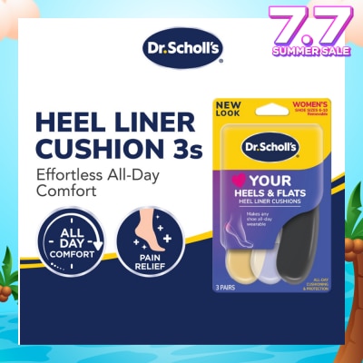 DR SCHOLL’S Dr Scholl's Stylish Step Heel Liners 3 Pairs