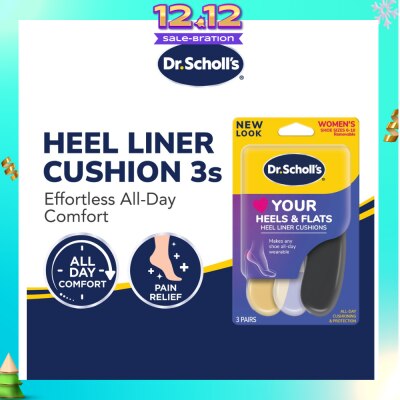 DR SCHOLL’S Dr Scholl's Stylish Step Heel Liners 3 Pairs