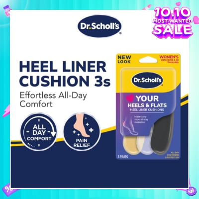 DR SCHOLL’S Dr Scholl's Stylish Step Heel Liners 3 Pairs