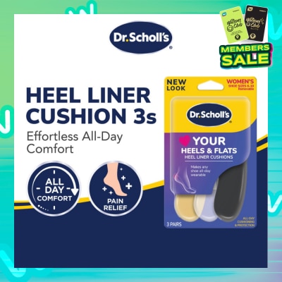 DR SCHOLL’S Dr Scholl's Stylish Step Heel Liners 3 Pairs