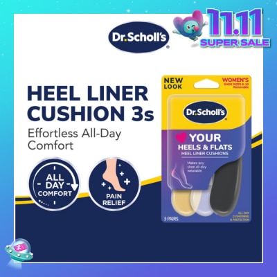 DR SCHOLL’S Dr Scholl's Stylish Step Heel Liners 3 Pairs