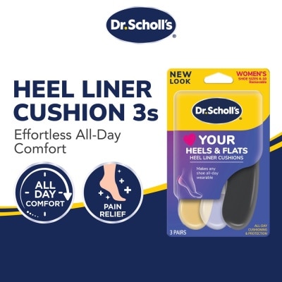 DR SCHOLL’S Dr Scholl's Stylish Step Heel Liners 3 Pairs