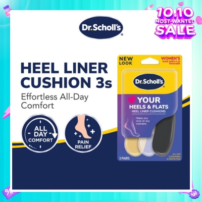DR SCHOLL’S Dr Scholl's Stylish Step Heel Liners 3 Pairs
