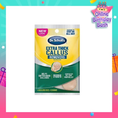 DR SCHOLL’S Dr Scholl's Extra Thick Callus Removers 4s