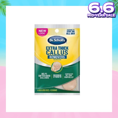 DR SCHOLL’S Dr Scholl's Extra Thick Callus Removers 4s