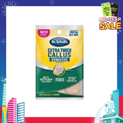 DR SCHOLL’S Dr Scholl's Extra Thick Callus Removers 4s